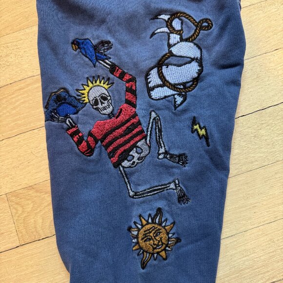 Womans Zadig & Voltaire Upper Bis Ohtake Sweatshirt. Embroidered Appliques. (S) - Picture 3 of 4